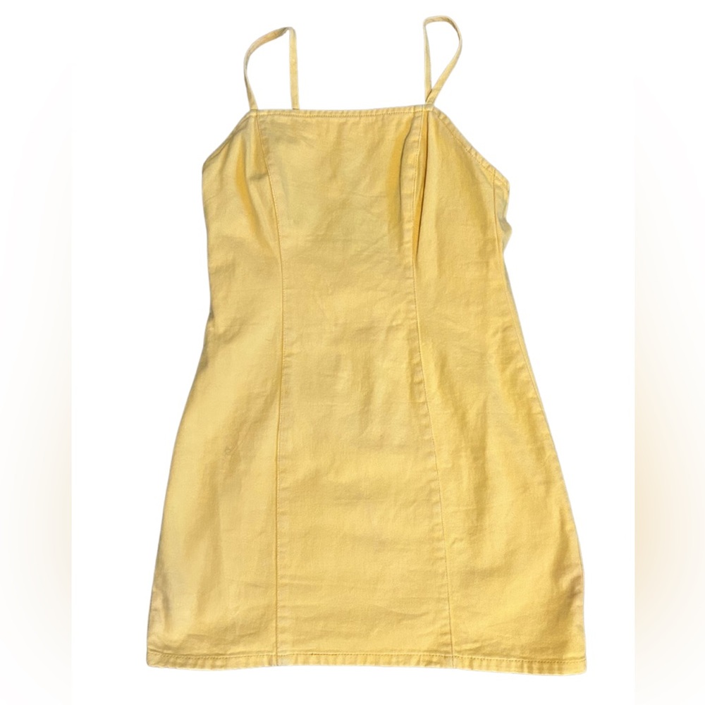 Yellow Denim Dress